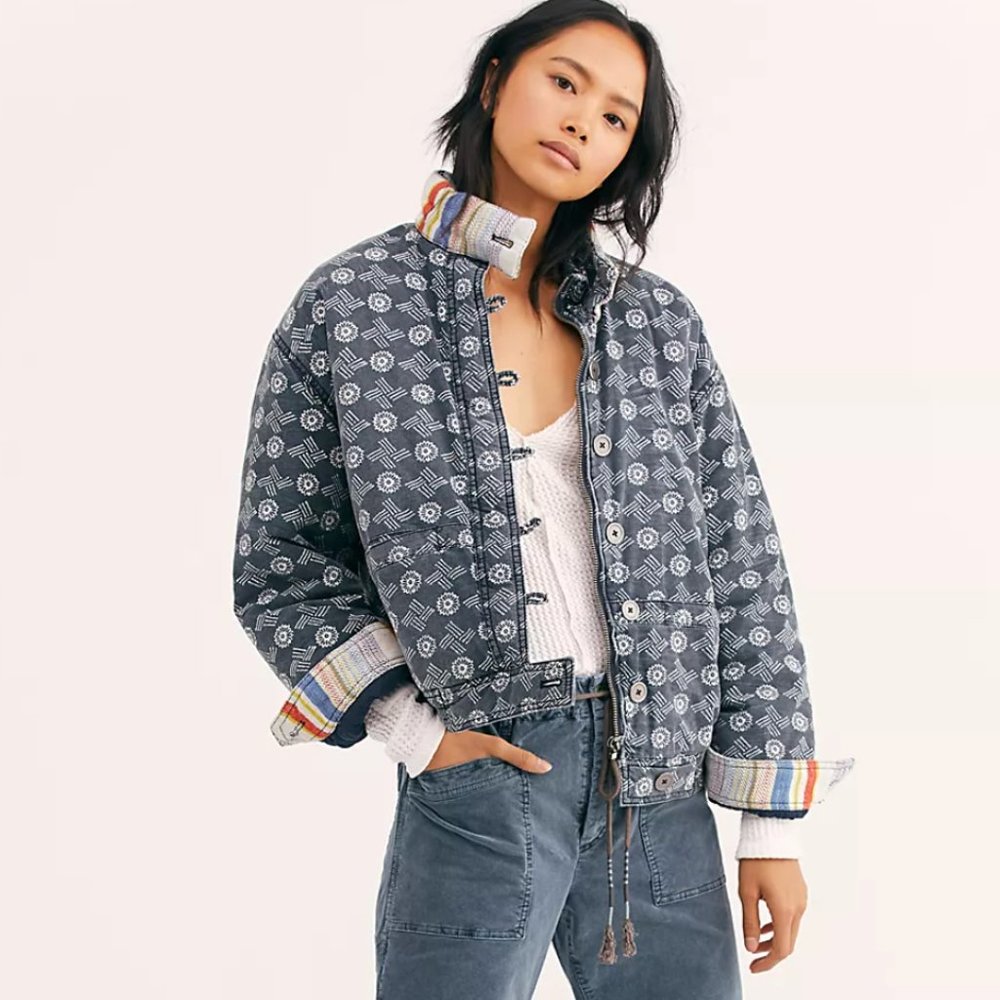 Free People Mackenzie Bomber Jacket